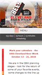 Mobile Screenshot of clevelandbeerweek.org